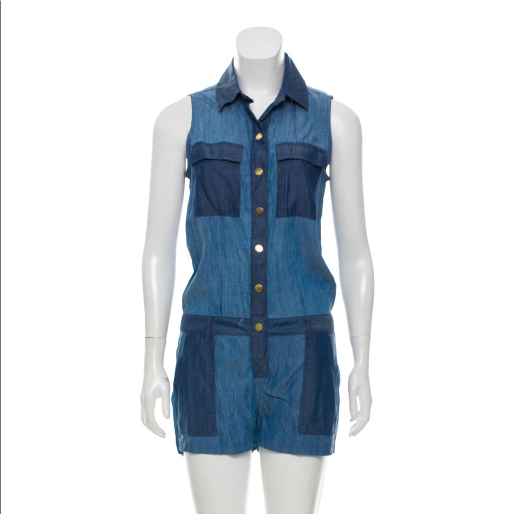 Michael Kors Chambray Romper